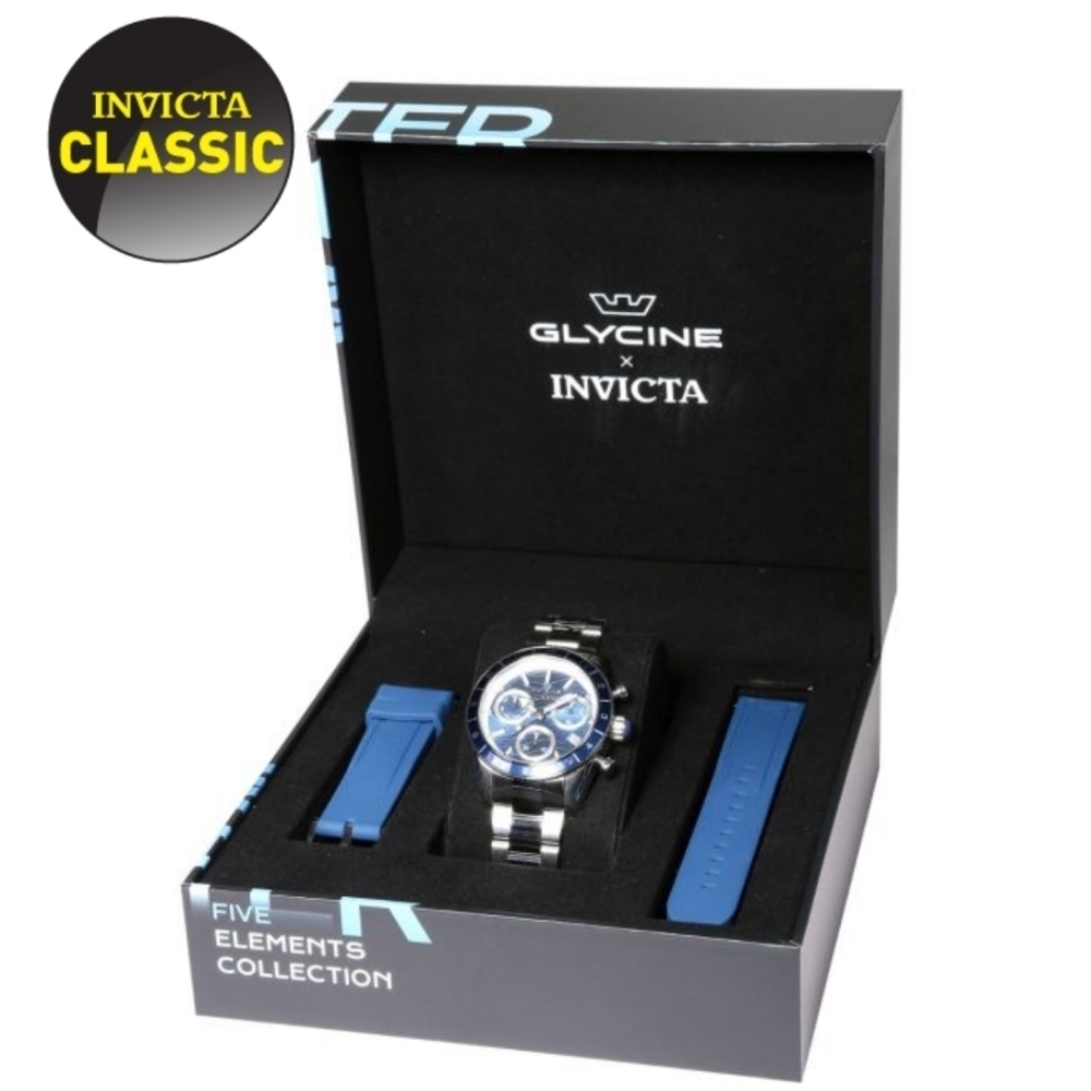 NIB INVICTA Five Elements Swiss Ronda E60 Caliber Men's Watch 41 mm extra strap - Picture 7 of 13